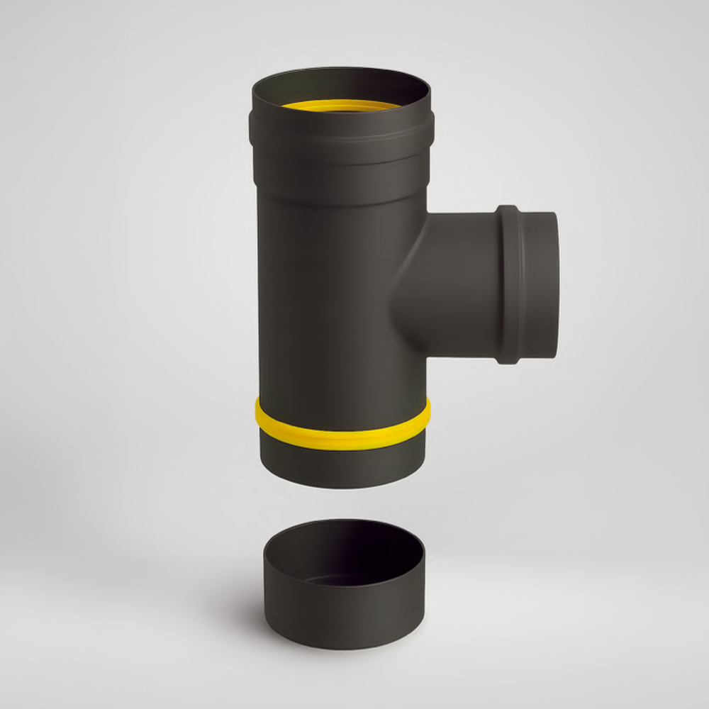 te tapa estufa pellet vitrificado 80diametro mm 90º diferencias